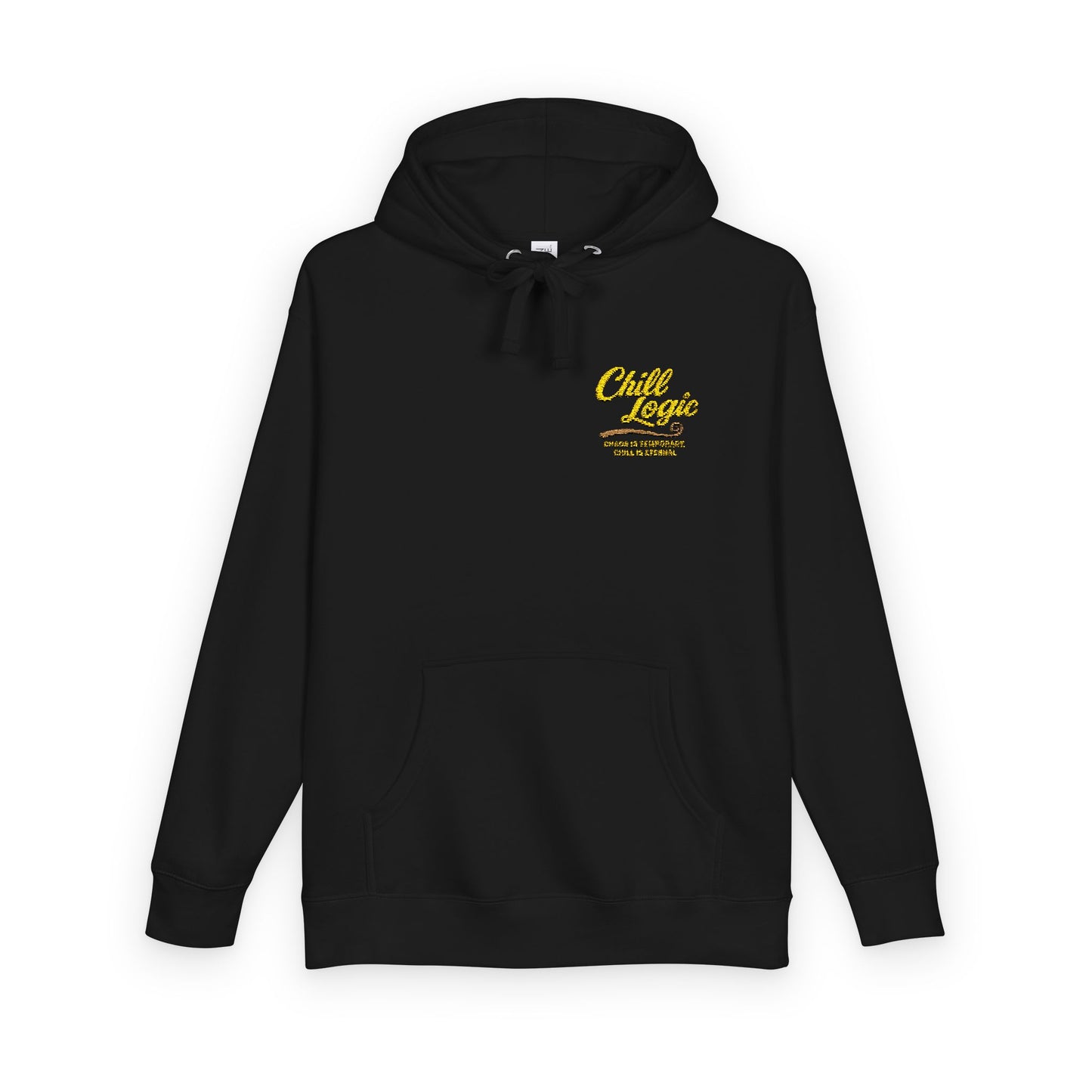 Chic & Cozy 'Chic Lives' Fleece Hoodie — Black Comfort Pullover