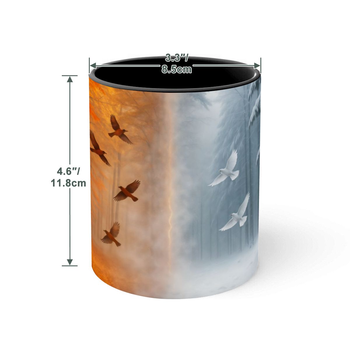 Seasonal Split 15 Oz Coffee Mug