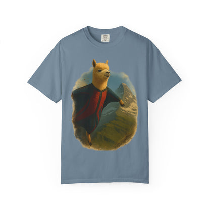 Alpaca Wingsuit T-Shirt — Flying Alpaca Mountain Tee