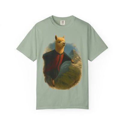 Alpaca Wingsuit T-Shirt — Flying Alpaca Mountain Tee