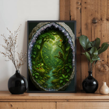 Rainforest Geode