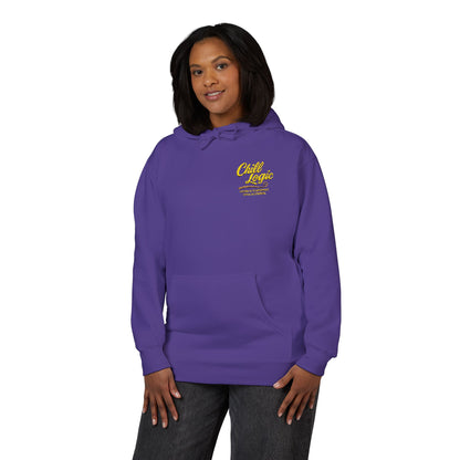 Chic & Cozy 'Chic Lives' Fleece Hoodie — Black Comfort Pullover