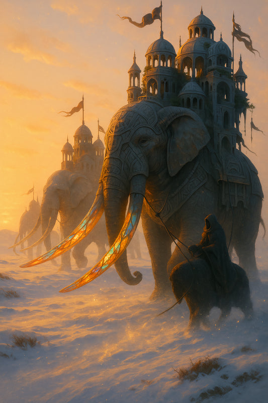 Palace Caravan of the Glass-Tusked Titans