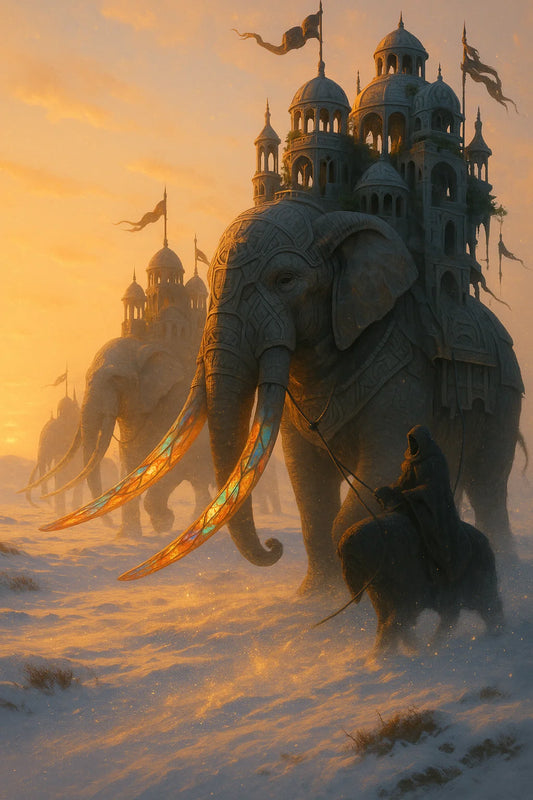 Palace Caravan of the GlassTusked Titans