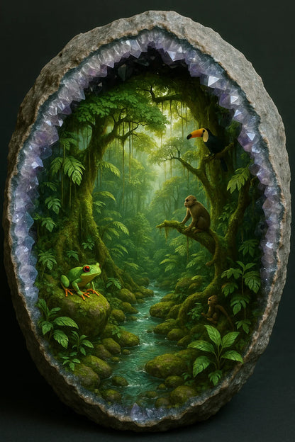 Rainforest Geode